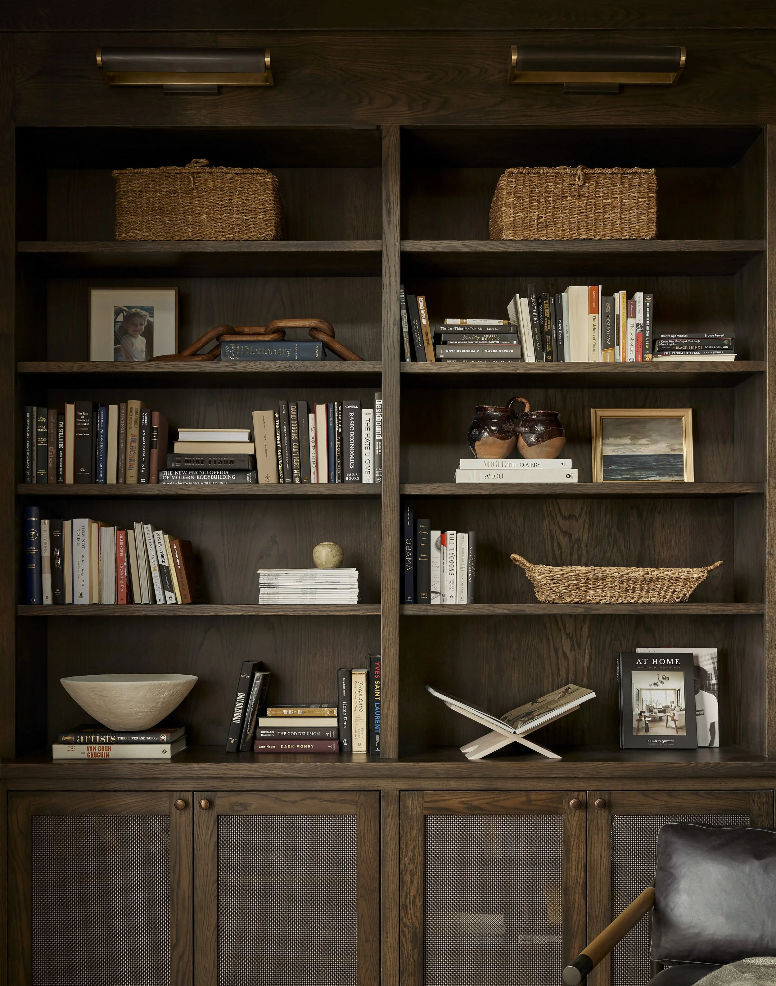 Primary suite with Roman Clay plaster walls creating warm, textured finish